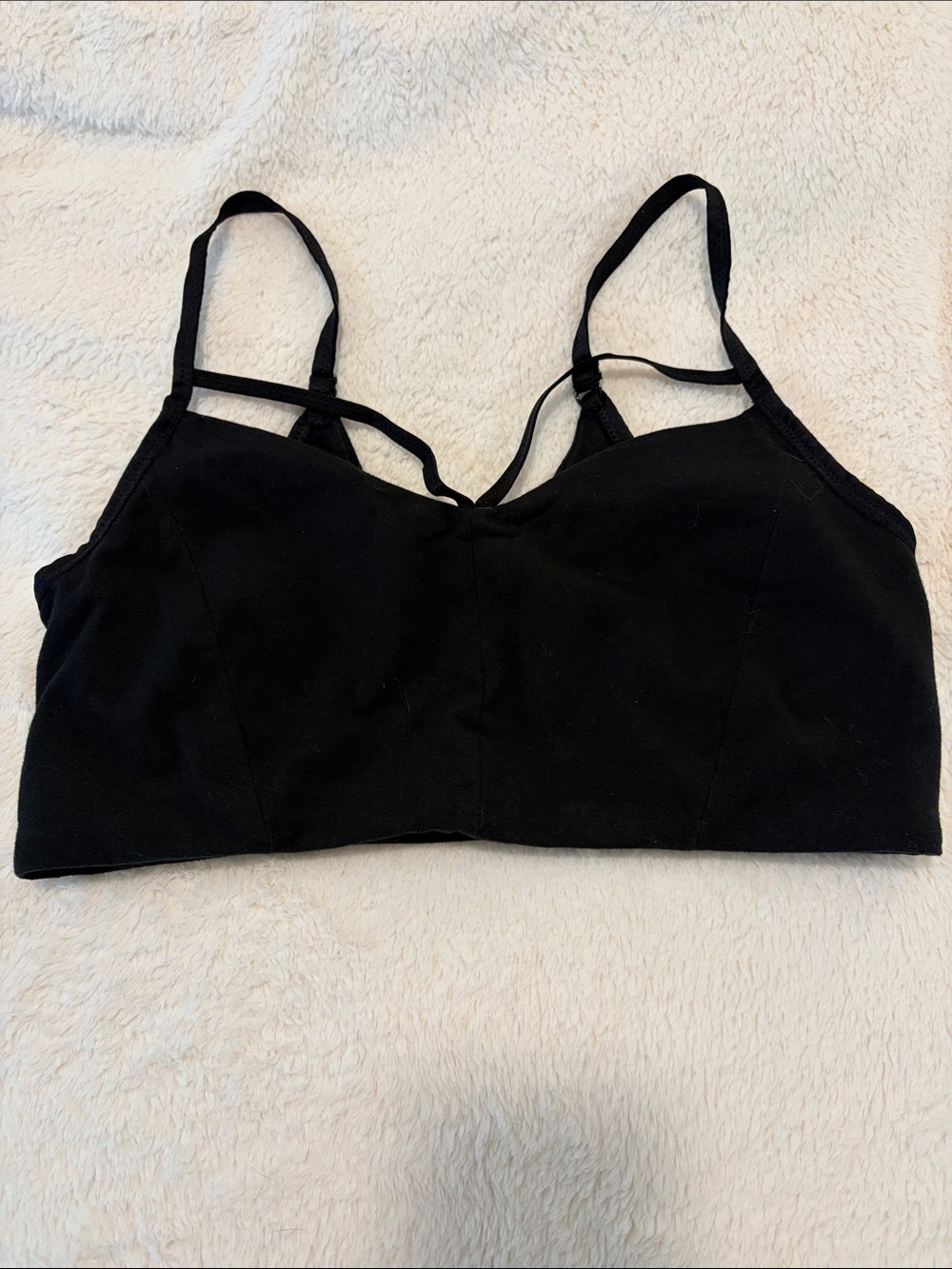 Victoria's Secret Black Double-Strap Bralette